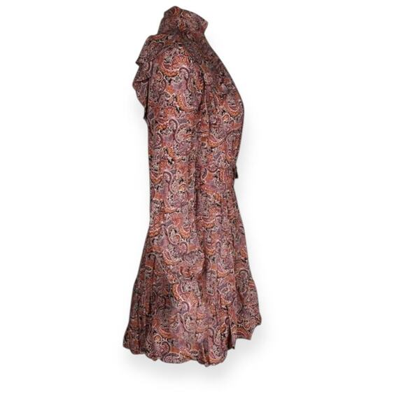 Ulla Johnson Whimsical Silk Reema Dress Goldenrod Paisley | Size 4 - Picture 9 of 16